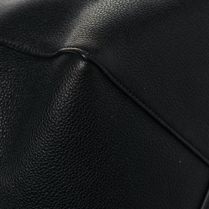 Celine Soft Grained Calfskin Small Belt Cabas Black 8 of 10
