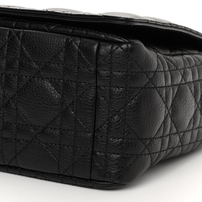 Christian Dior Grained Calfskin Cannage Large Caro Bag Black 6 of 13