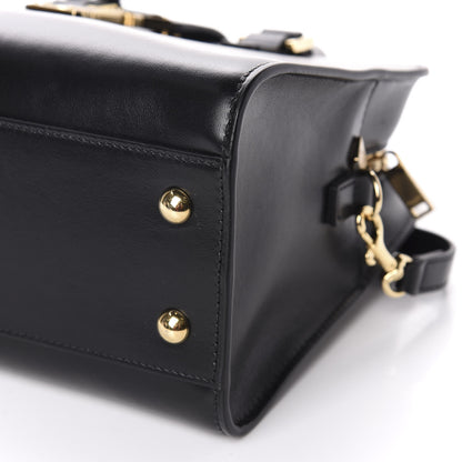 Saint Laurent Calfskin Monogram Baby Cabas Black 7 of 9