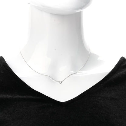 Tiffany Platinum Diamond .15ct Elsa Peretti Diamonds by the Yard Pendant Necklace 2 of 5