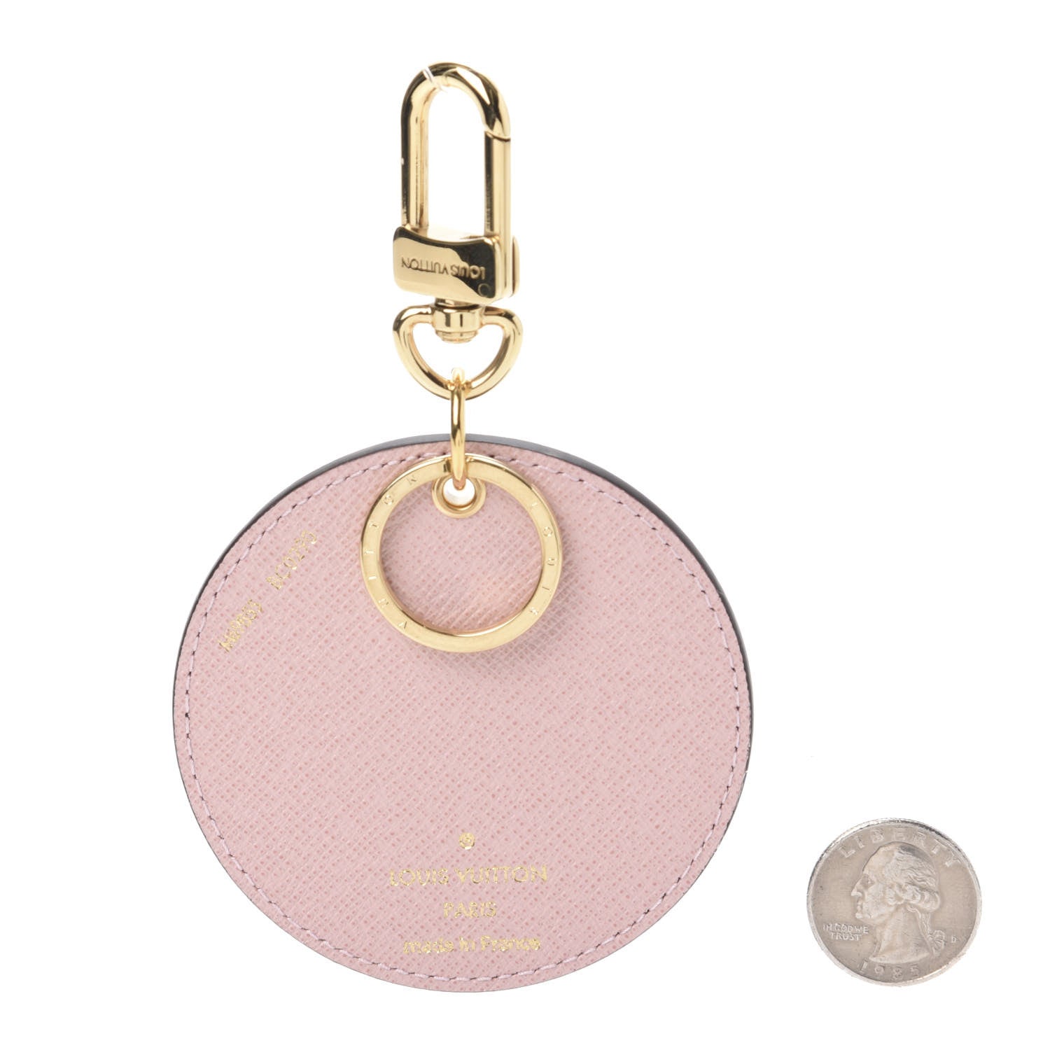 Louis Vuitton Monogram 2020 Christmas Animation Big Wheel Bag Charm Key Ring Rose Ballerine 2 of 4