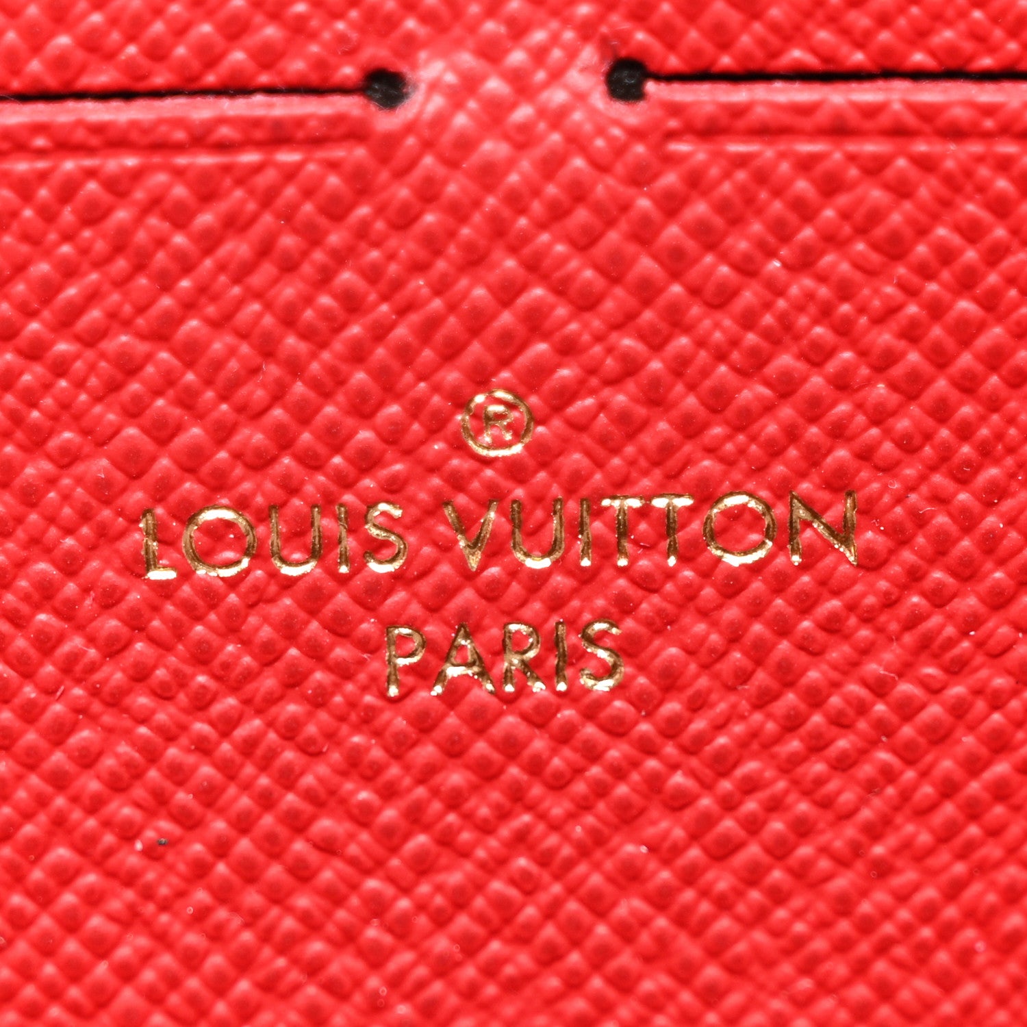 Louis Vuitton Damier Ebene Clemence Wallet Cherry 6 of 8