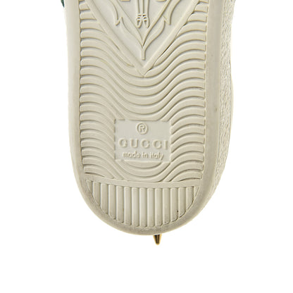 Gucci Calfskin Web Pearl Studded Womens Ace Sneakers 34 White 9 of 16