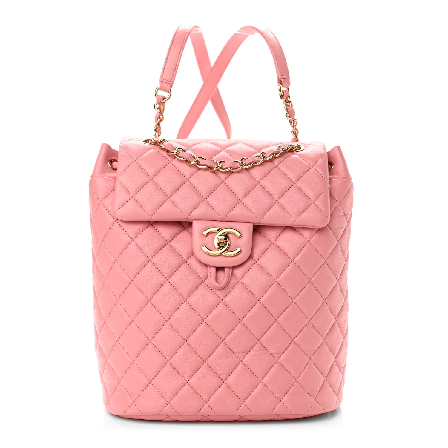 Chanel Lambskin Quilted Small Urban Spirit Backpack Pink 1 of 10