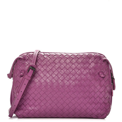 Bottega Veneta Nappa Intrecciato Pillow Crossbody Messenger Peony 1 of 9