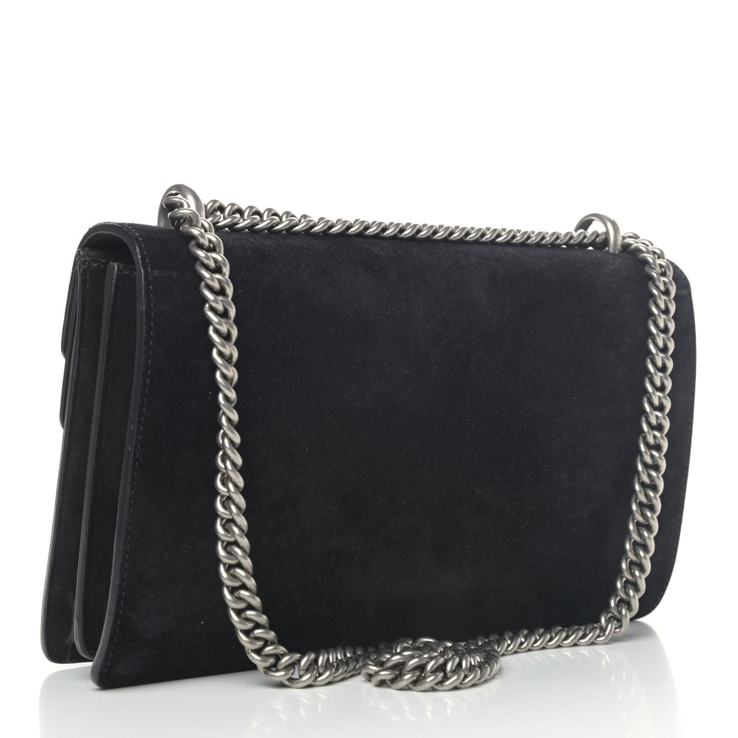 Suede Small Dionysus Shoulder Bag Black