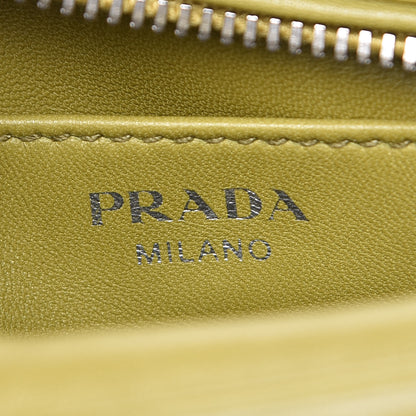 Prada Soft Calfskin Small Inside Tote Marmo Salvia 7 of 12