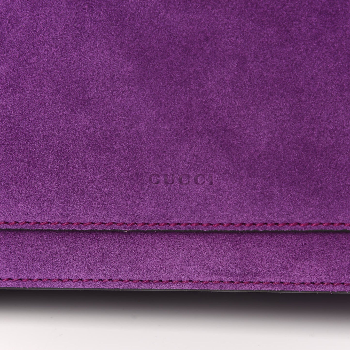 Suede Dragon Embroidered Medium Dionysus Shoulder Bag Bright Purple Multicolor