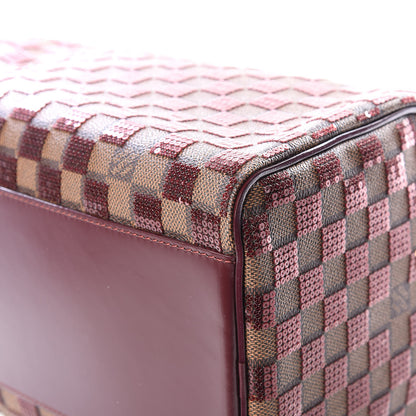 Louis Vuitton Damier Paillettes Speedy 30 Rouge 6 of 13