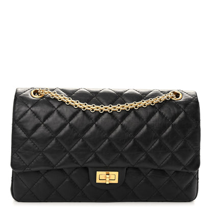 Chanel Aged Calfskin Quilted 2.55 Reissue 226 Flap Black 1 of 11