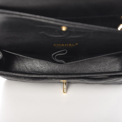 Chanel Caviar Quilted Medium Double Flap Black 6 of 13