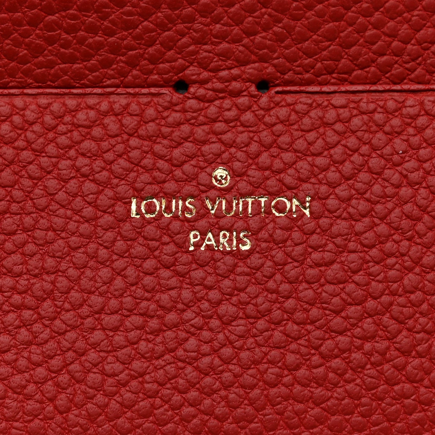 Calfskin Felicie Card Holder Insert Cherry