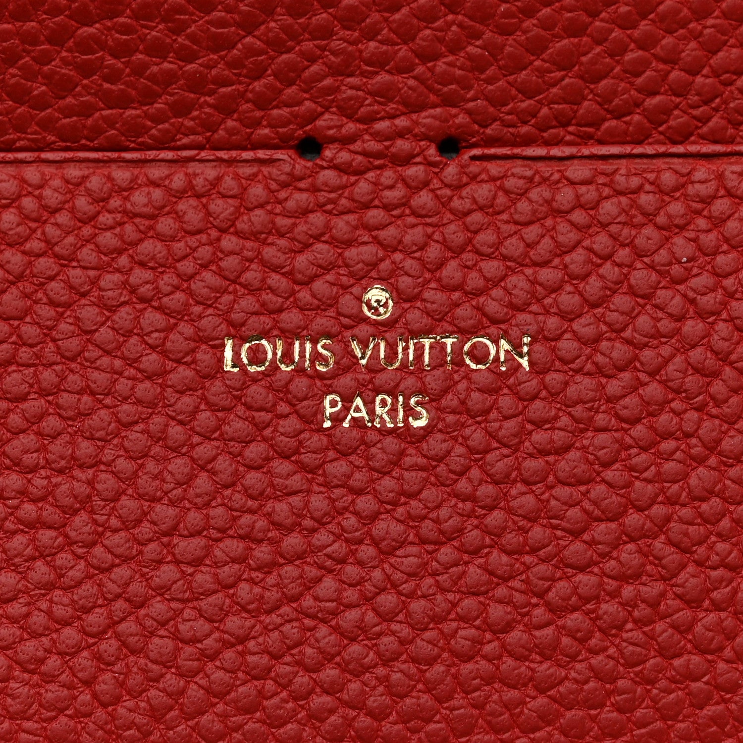 Louis Vuitton Calfskin Felicie Card Holder Insert Cherry 5 of 5