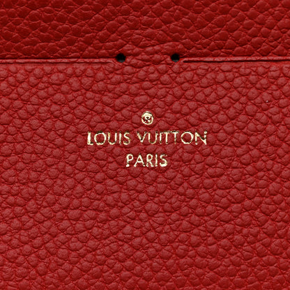 Louis Vuitton Calfskin Felicie Card Holder Insert Cherry 5 of 5