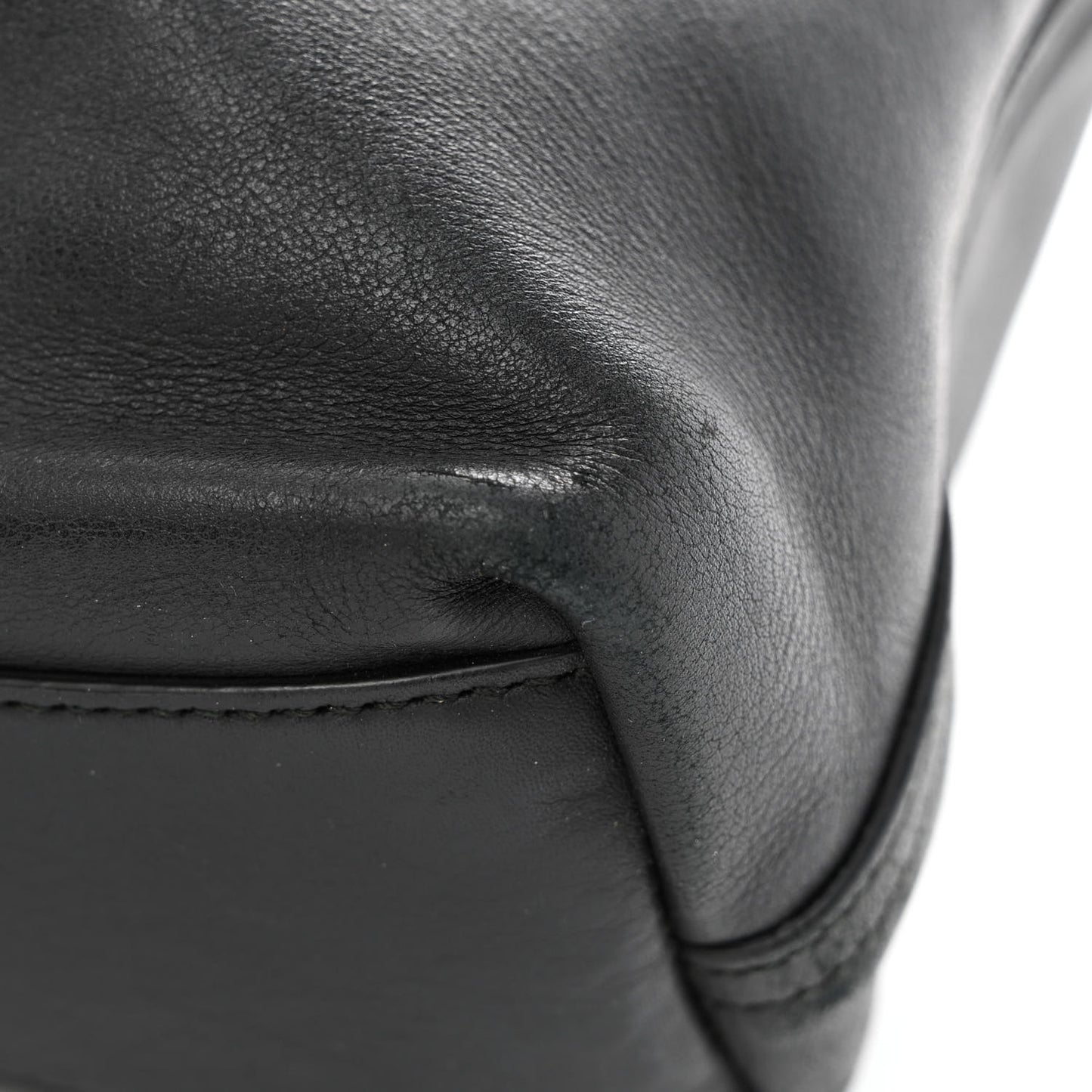 Calfskin Front Pocket Tote Black