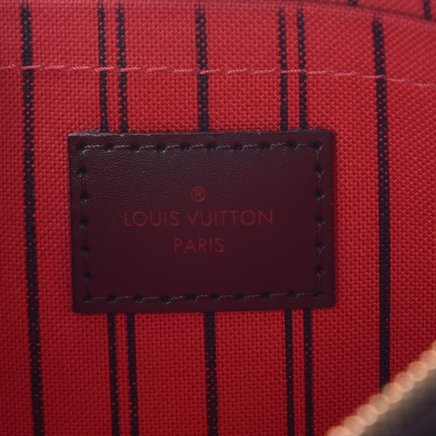 Louis Vuitton Damier Ebene Neverfull MM GM Pochette 6 of 11