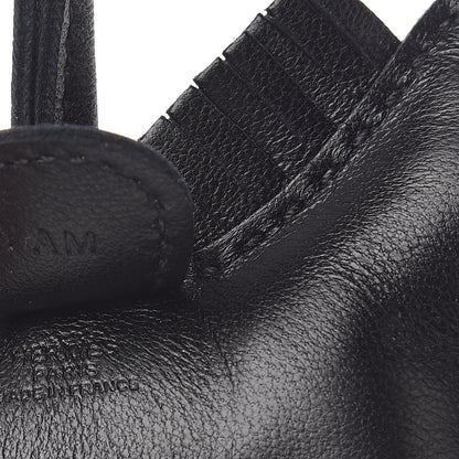 Hermes Milo Lambskin Grigri Rodeo Horse Bag Charm PM So Black 3 of 3