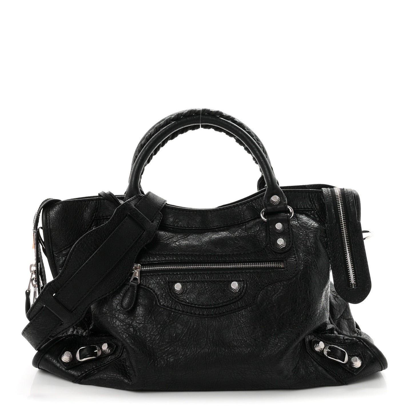 Agneau Giant 12 Silver Hardware City Black