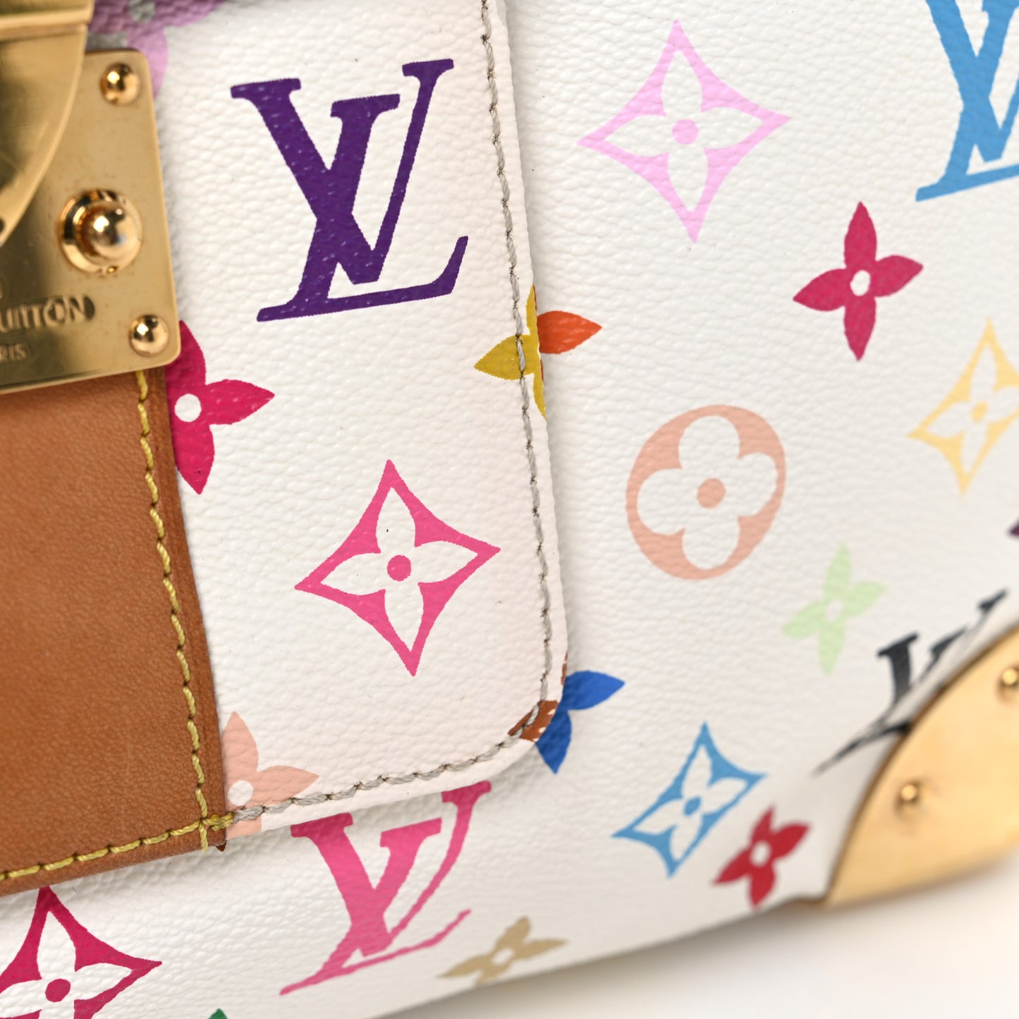 Monogram Multicolor Speedy 30 White