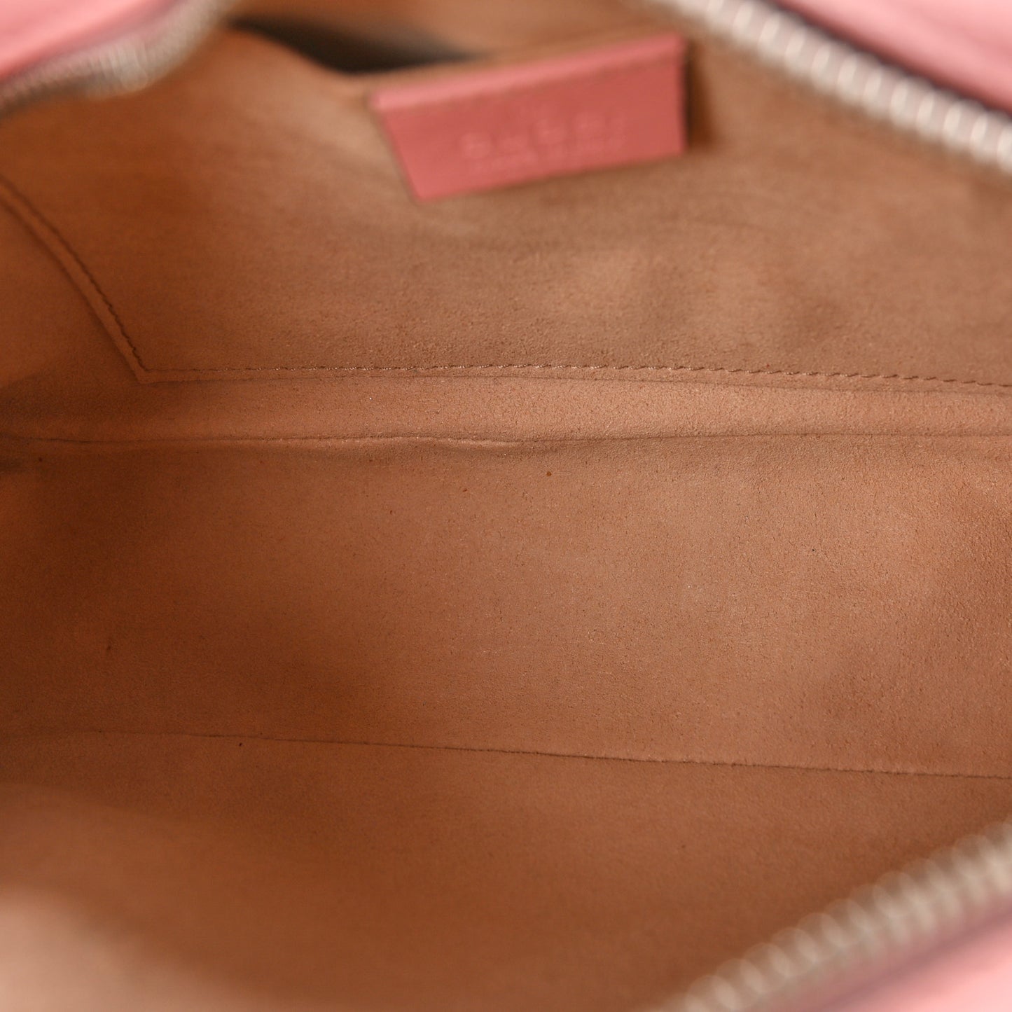 Calfskin Matelasse Small GG Marmont Chain Shoulder Bag Wild Rose