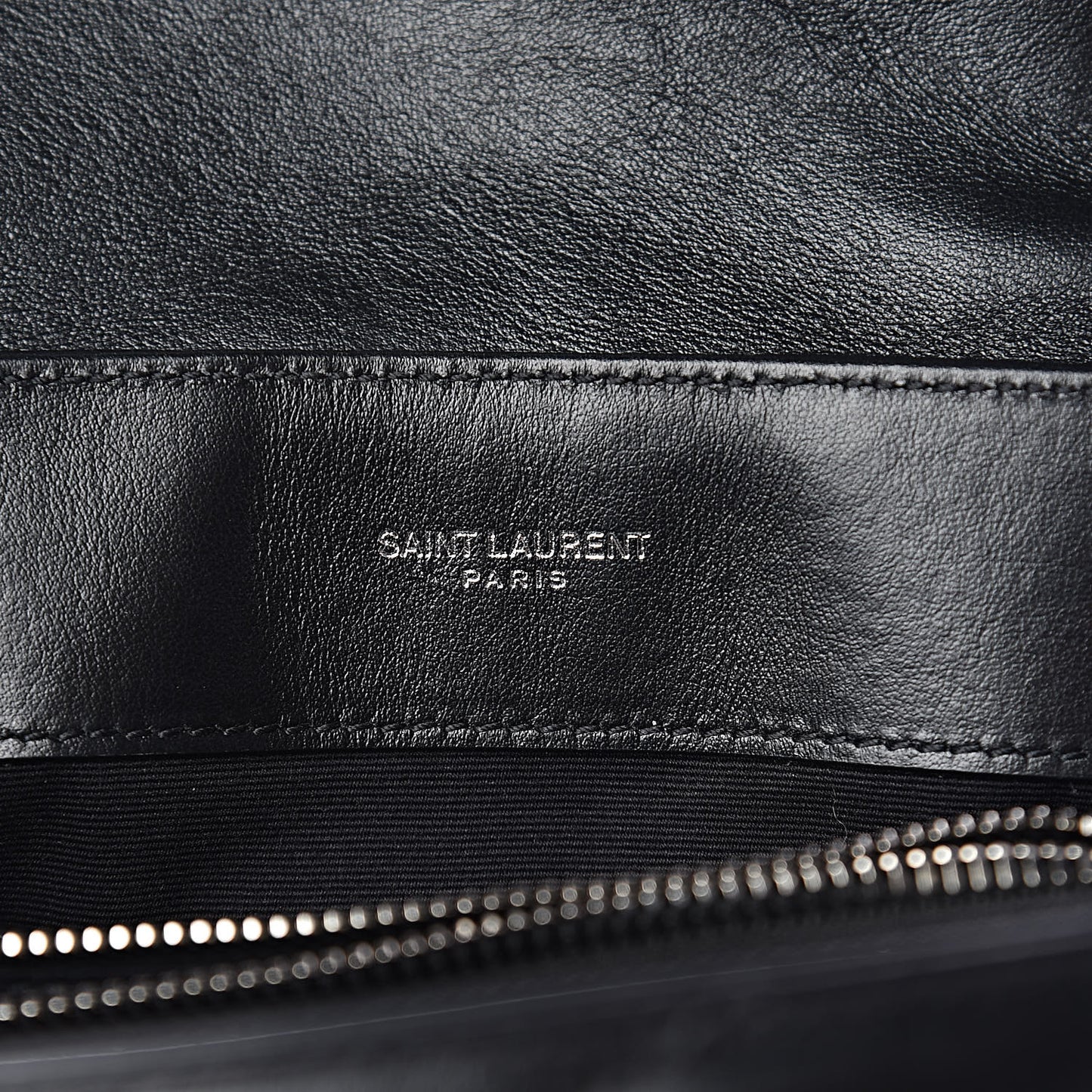 Calfskin Y Quilted Monogram Small Loulou Chain Satchel Black