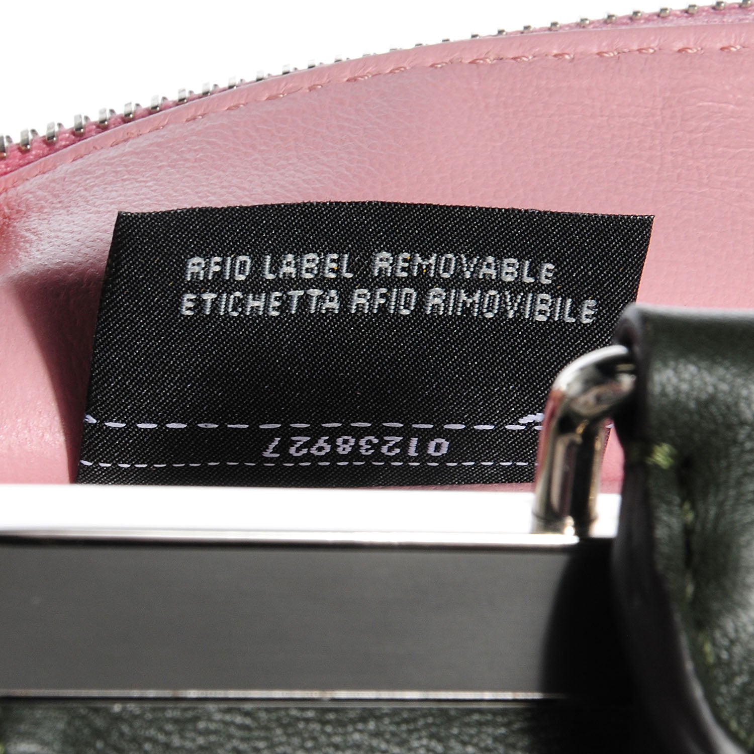 Fendi Vitello Dolce Marmol Shiny Nappa Petite 3Jours Tote Verde Prato 22 of 25