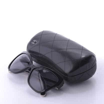 Chanel Acetate Polarized CC Cat Eye Sunglasses 5271 Black 10 of 10