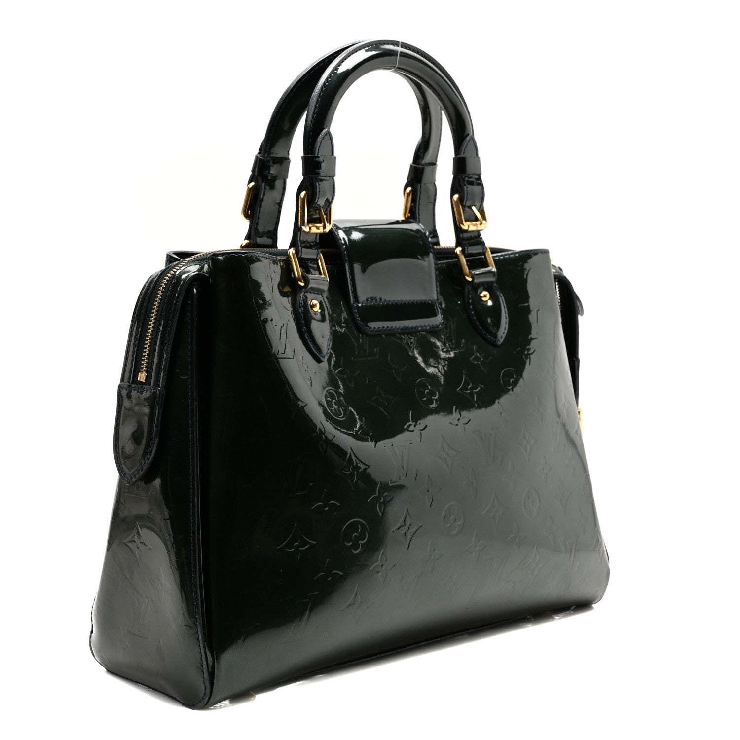 Louis Vuitton Vernis Melrose Avenue Blue Nuit 3 of 9