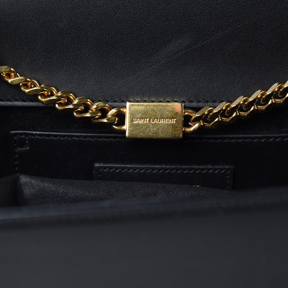 Saint Laurent Smooth Calfskin Medium Classic Monogram Kate Tassel Satchel Black 15 of 15