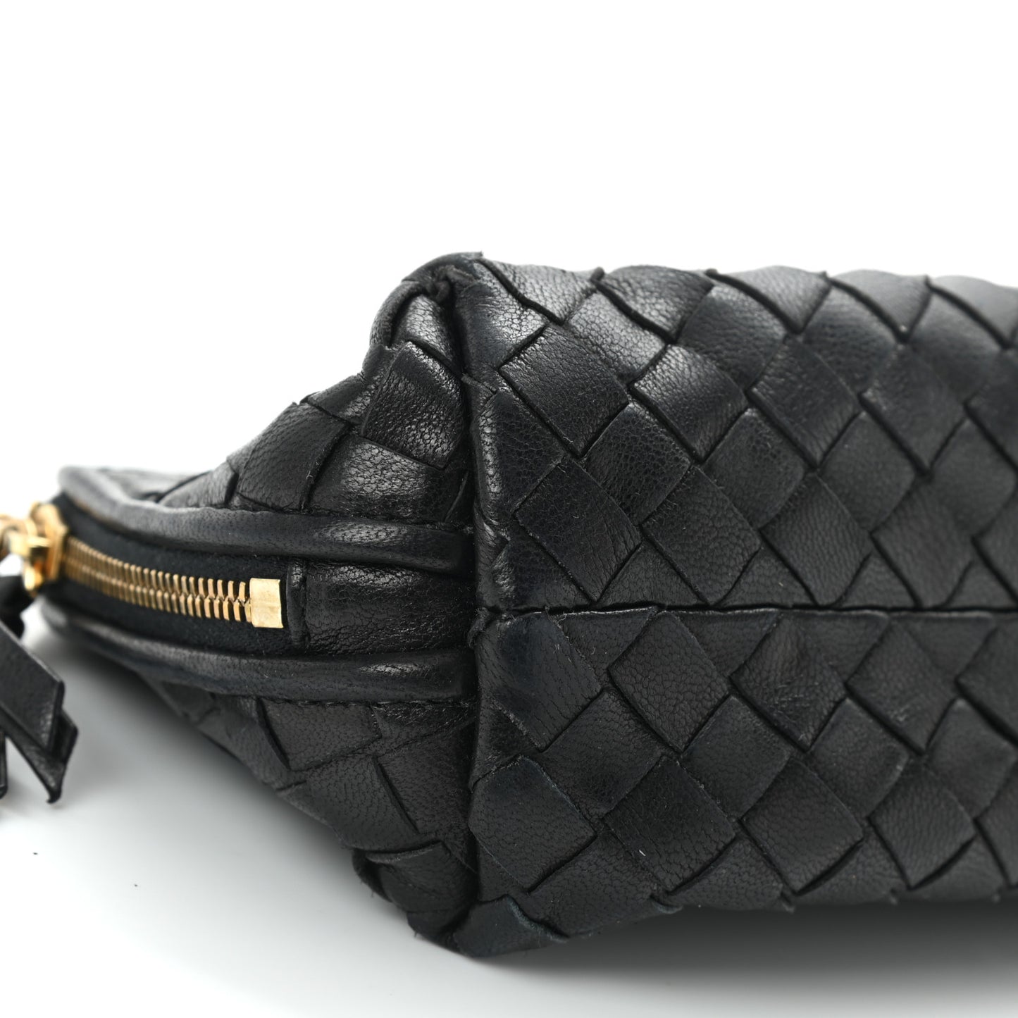 Nappa Intrecciato Cosmetic Pouch Black