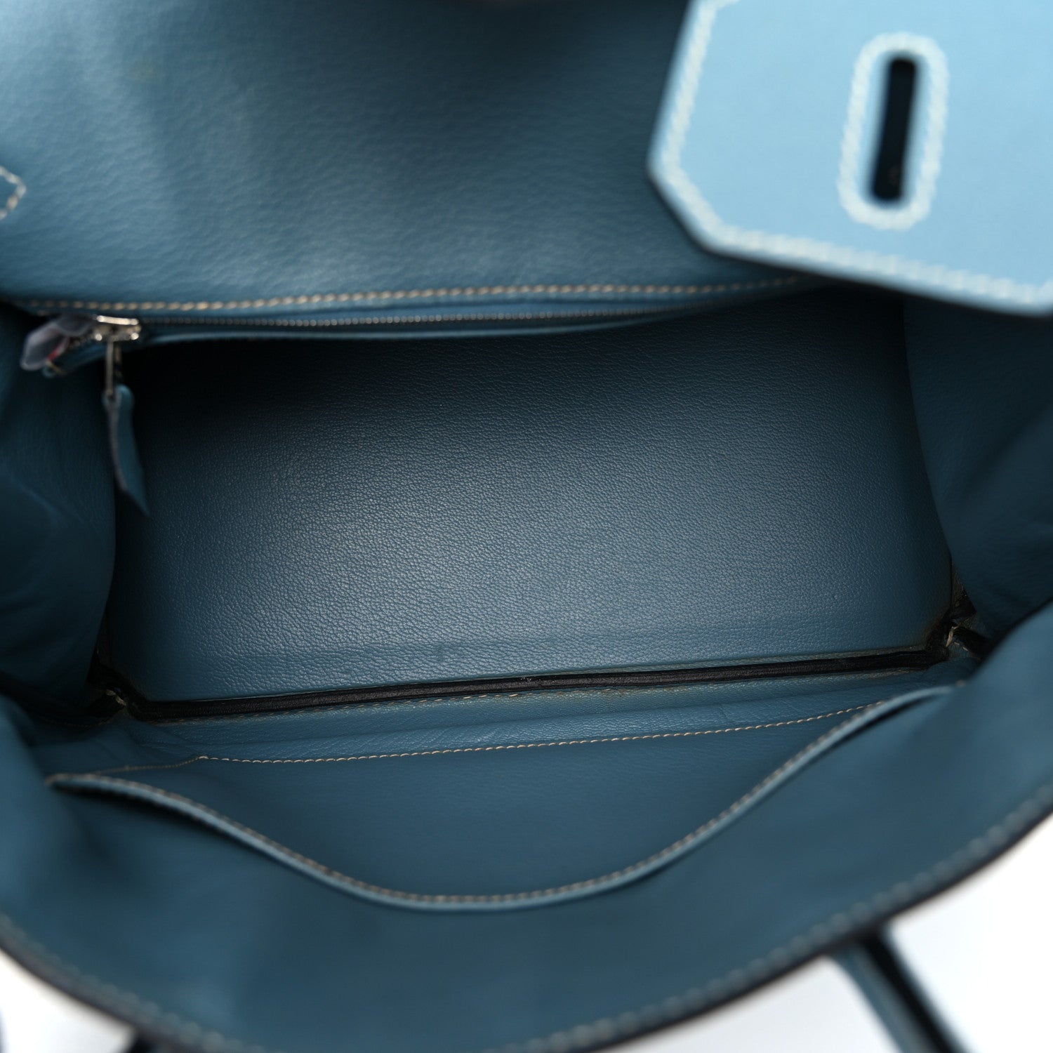 Hermes Epsom Birkin 30 Blue Jean 4 of 13