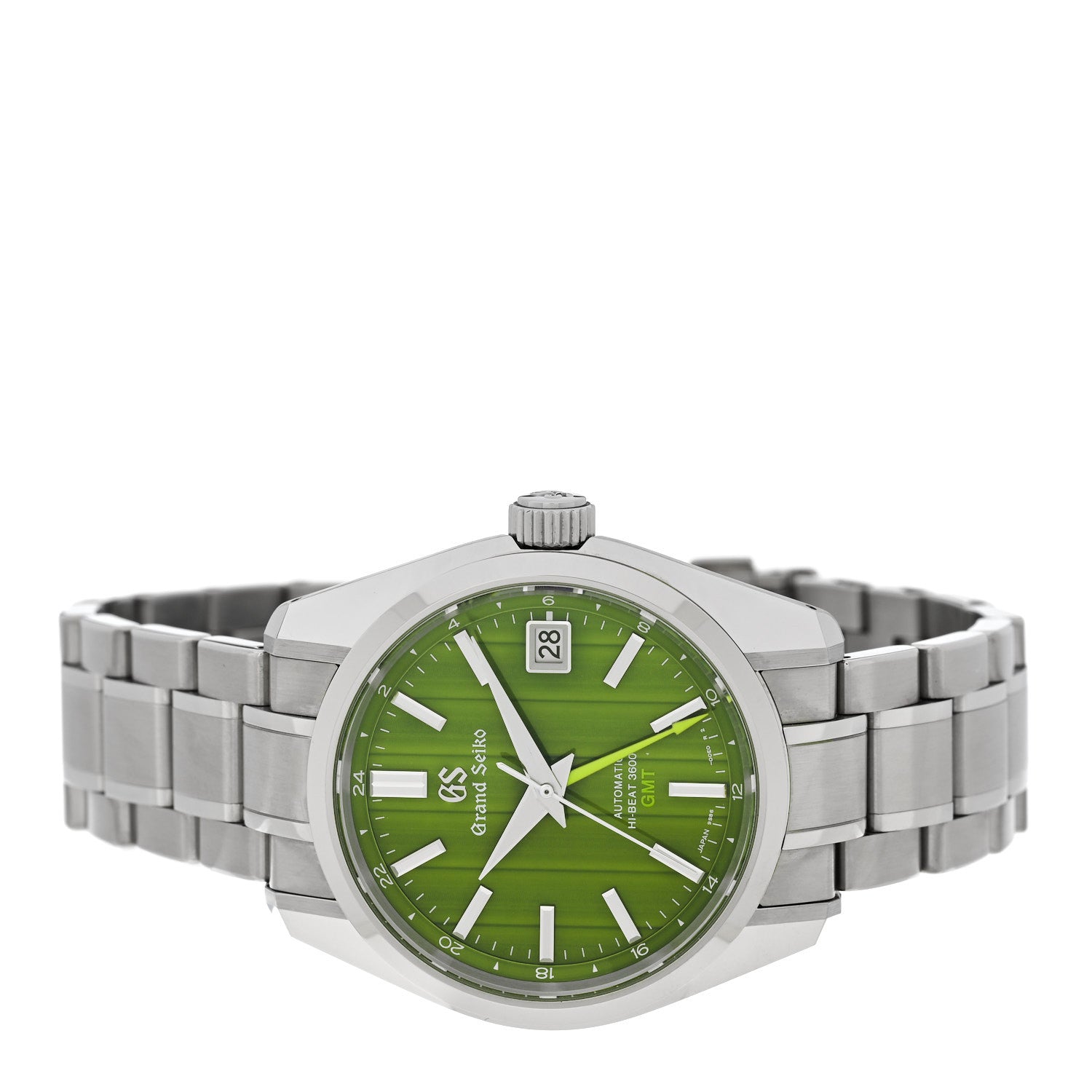 Grand Seiko Stainless Steel 40mm Heritage Collection GMT Automatic Watch Green SBGJ259 2 of 5