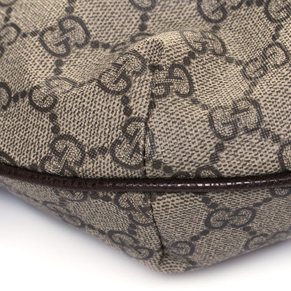 Gucci GG Supreme Monogram Web Small Ophidia Half Moon Hobo Brown 8 of 11