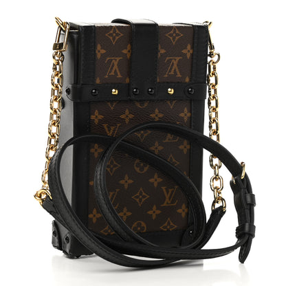 Louis Vuitton Monogram Pochette Trunk Verticale Black 3 of 10