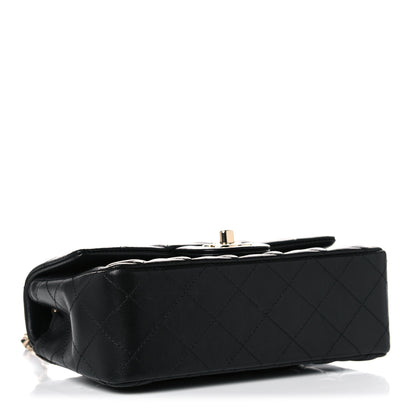 Chanel Lambskin Quilted Mini Rectangular Flap Black 4 of 15