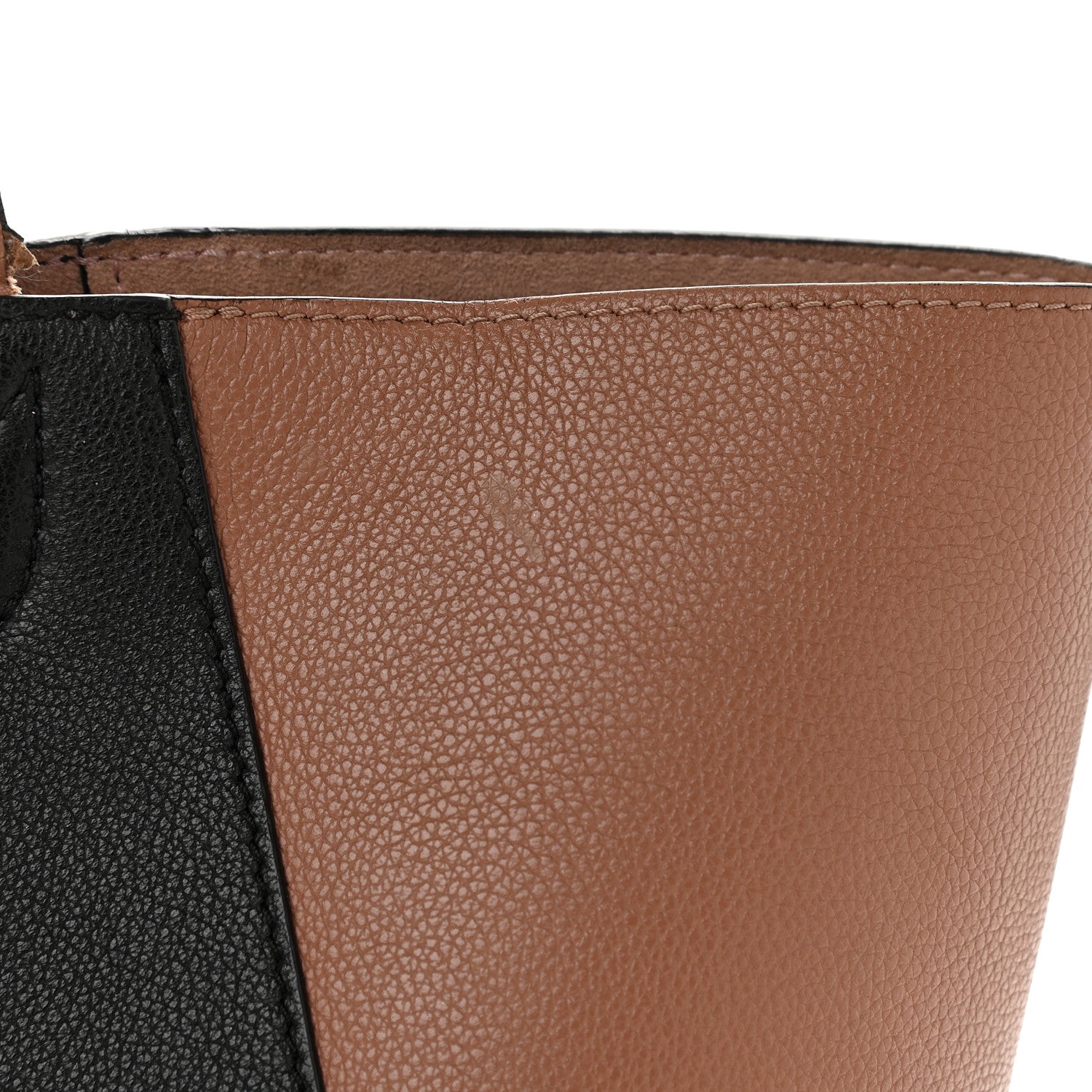 Louis Vuitton Calfskin Lockme Cabas Bois de Rose Black 12 of 12