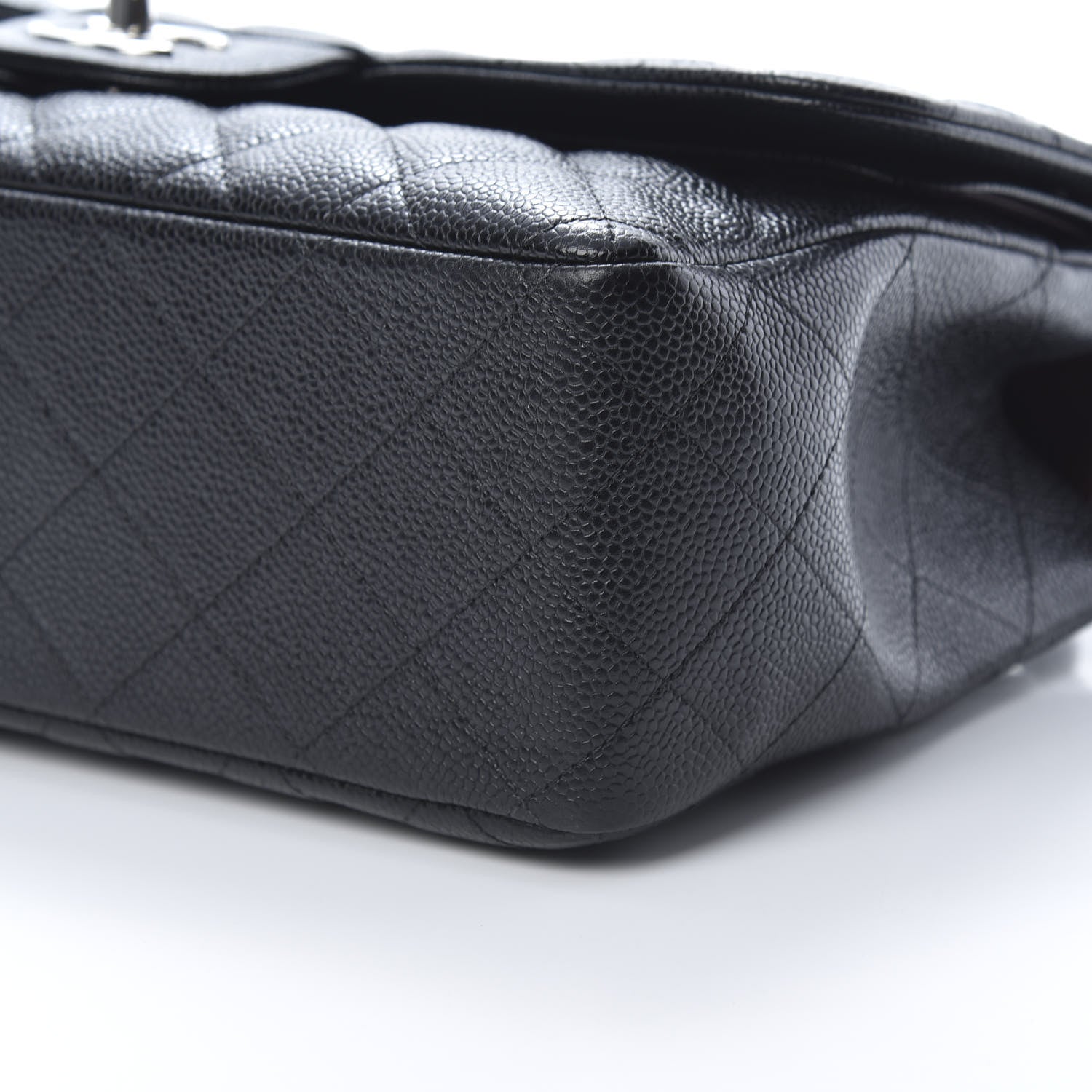 Chanel Caviar Quilted Jumbo Double Flap Black 10 of 11