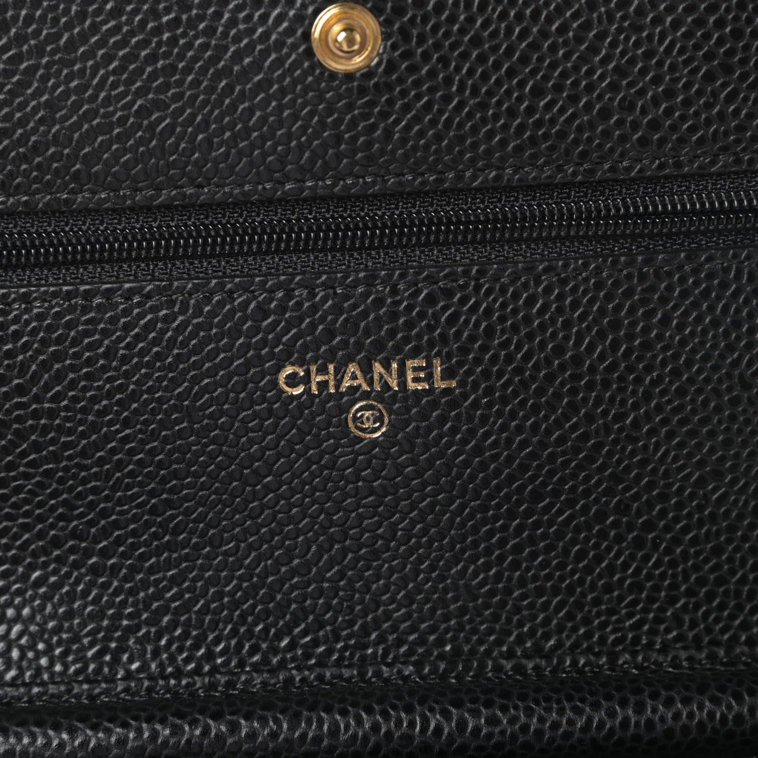 Chanel Caviar Quilted Wallet On Chain WOC Black 6 of 10