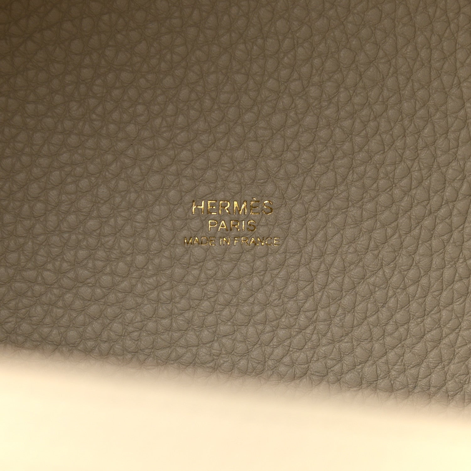 Hermes Taurillon Clemence Picotin Lock 18 PM Beton 6 of 10
