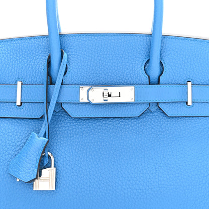 Hermes Togo BIRKIN 30 Bleu Zanzibar 8 of 10