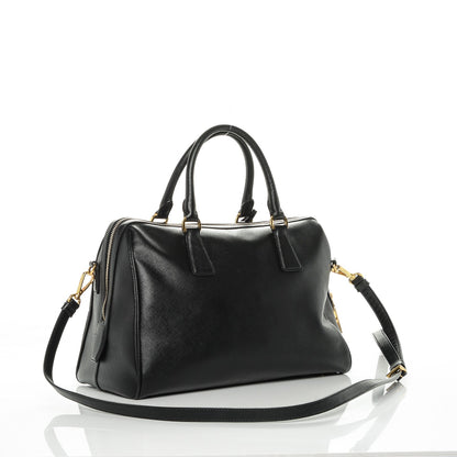 Prada Saffiano Lux Bowler Black 3 of 8
