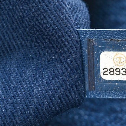 Chanel Denim Quilted Medium Denim Trip Single Flap Blue 7 of 9