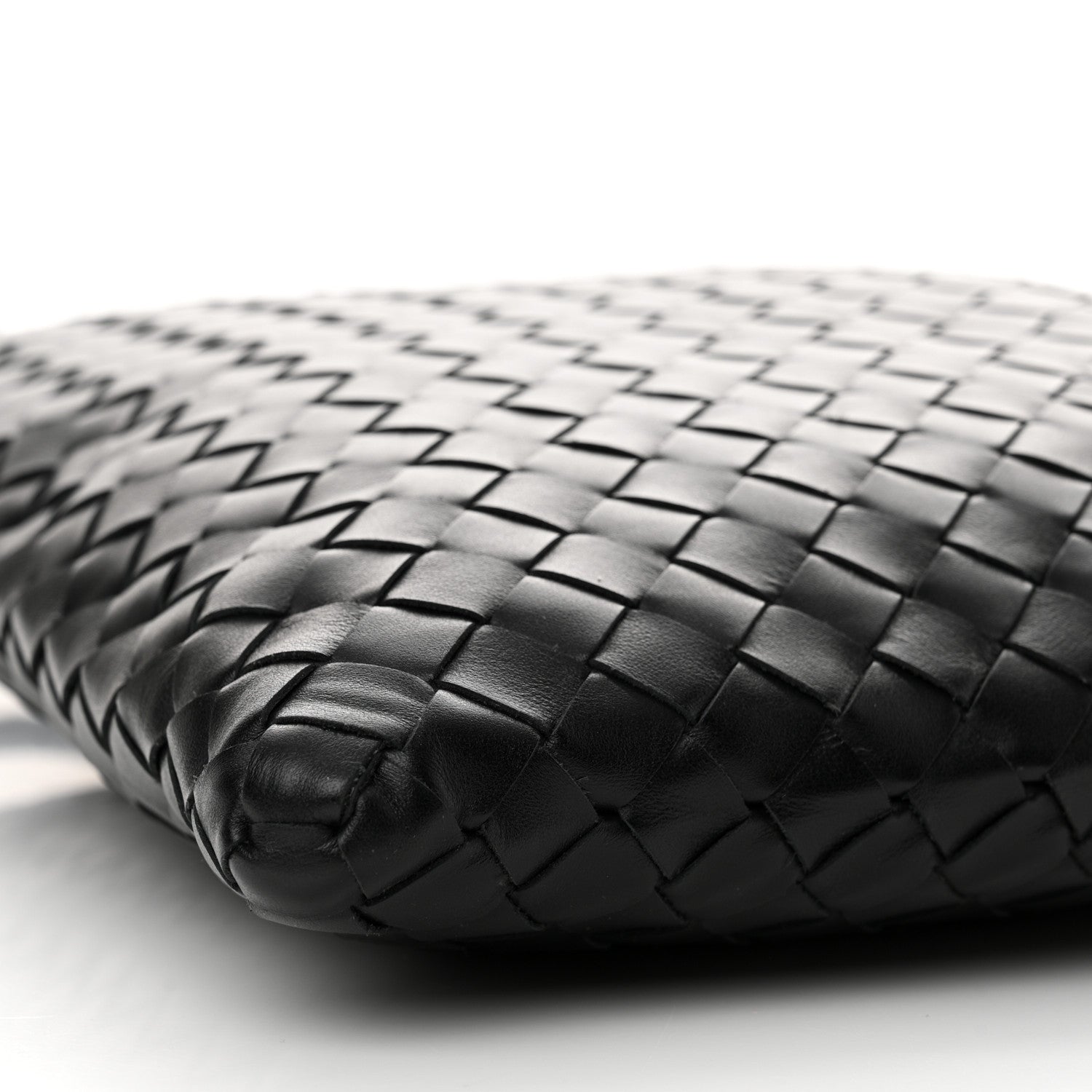 Bottega Veneta Nappa Intrecciato Andiamo Flat Messenger Black 8 of 10