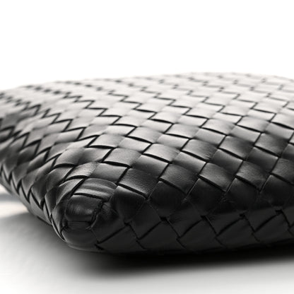 Bottega Veneta Nappa Intrecciato Andiamo Flat Messenger Black 8 of 10