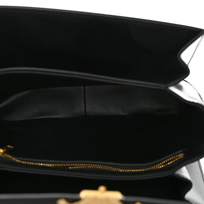 Celine Shiny Calfskin Medium Triomphe Black 5 of 11
