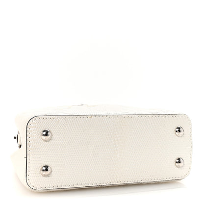 Louis Vuitton Lizard Baroque Embossed Capucines Mini Ivory Sparkle 4 of 10
