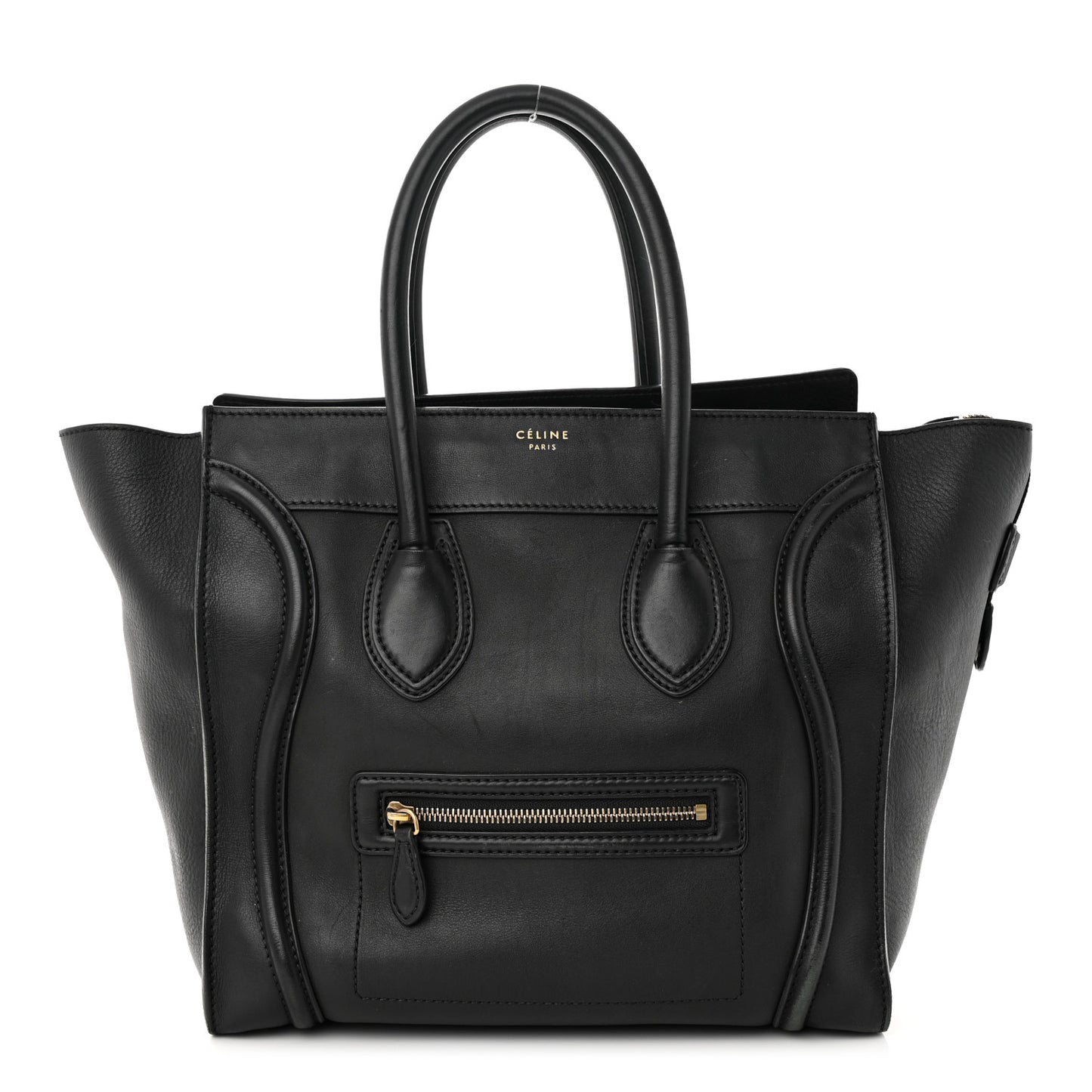 Smooth Calfskin Mini Luggage Black
