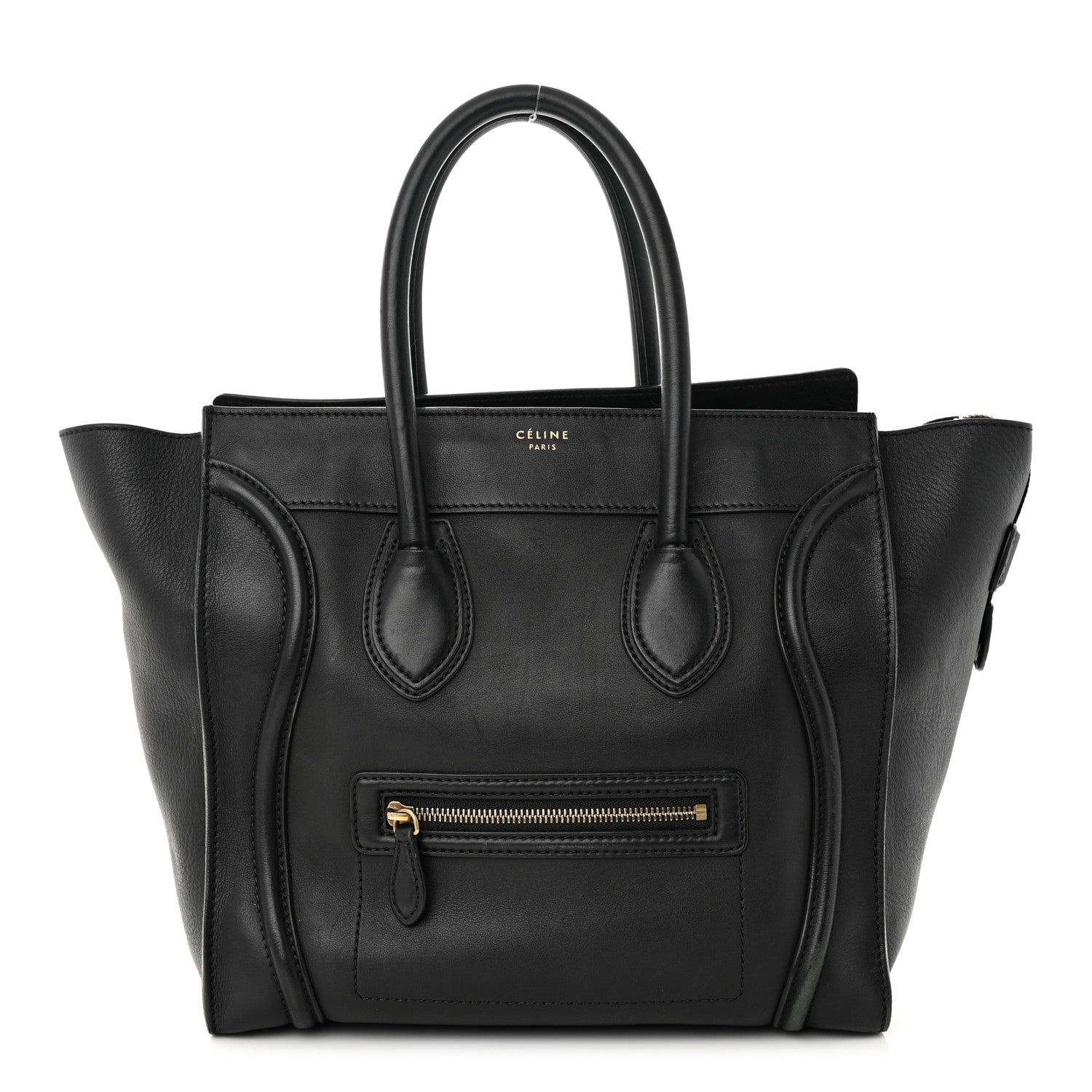 Celine Smooth Calfskin Mini Luggage Black 1 of 19