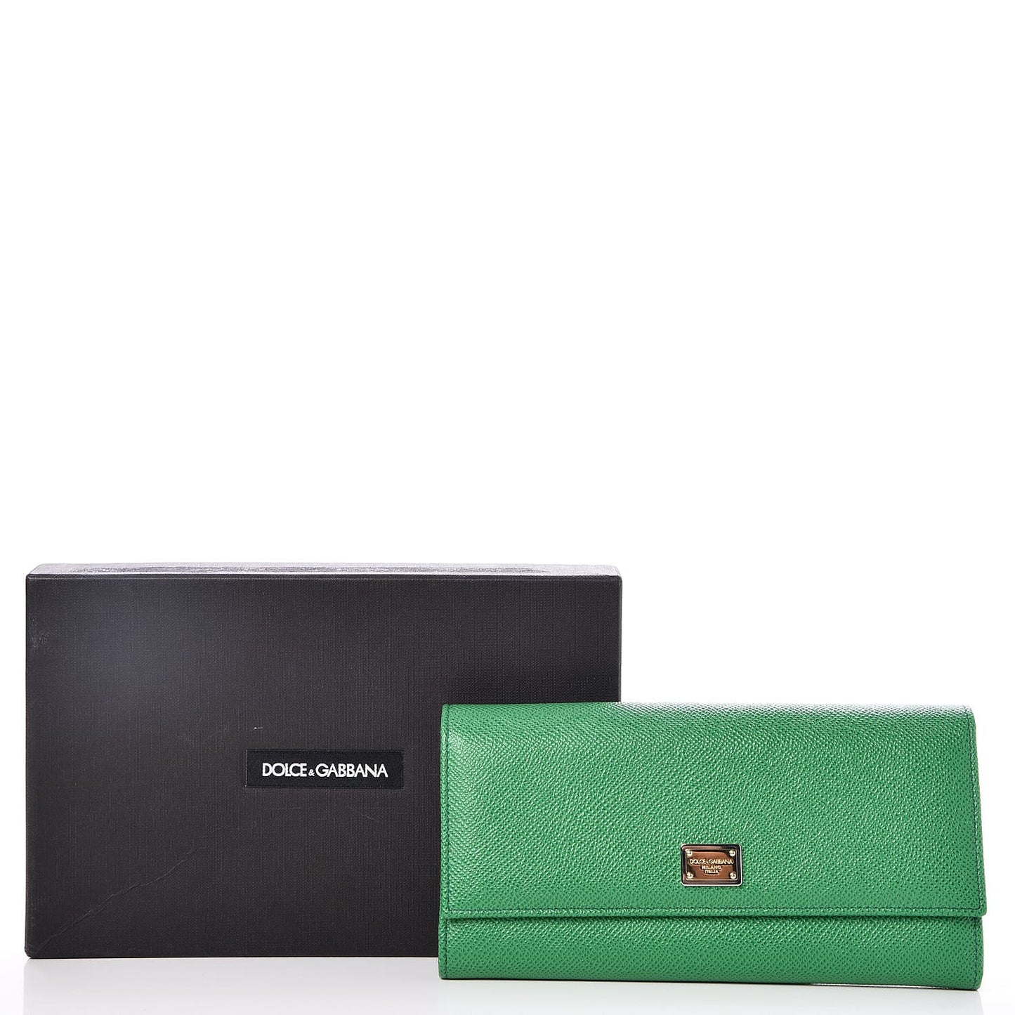 Dauphine Continental Flap Wallet Verde