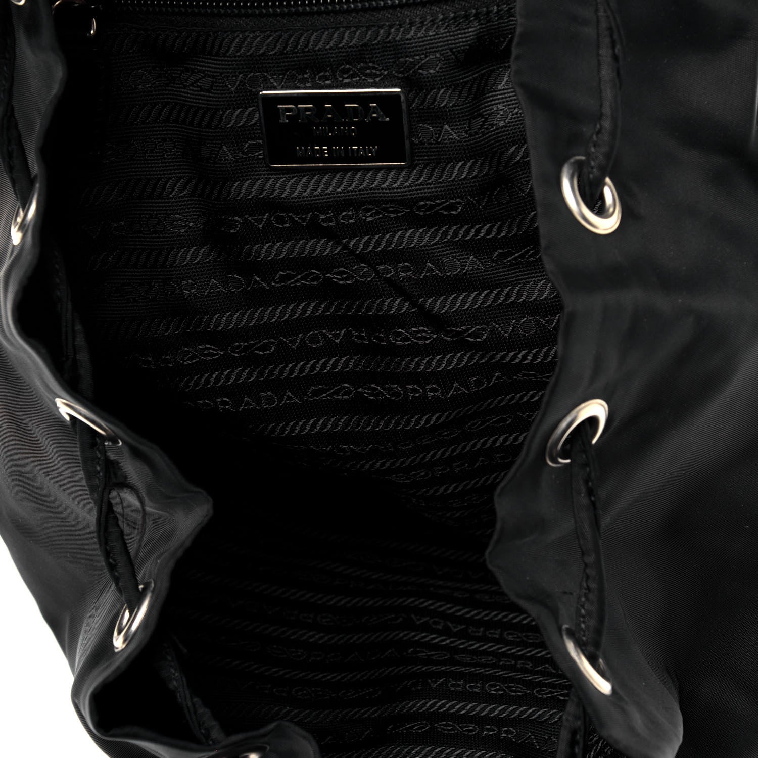 Prada Tessuto Nylon Vela Small Backpack Black 5 of 10